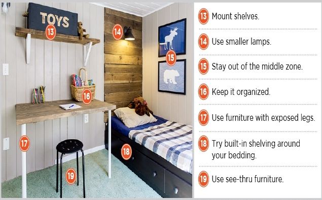 how to make small bedrooms look bigger